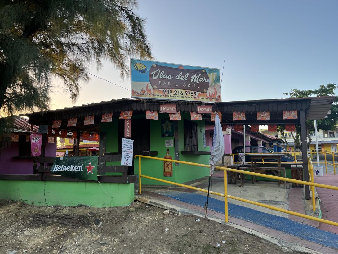Beach bar in Puerto Rico